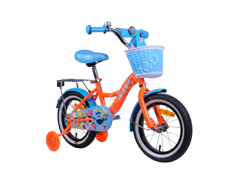 Bicicleta Aist Lilo 14" portocaliu
